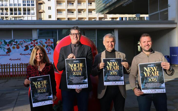 Benidorm prepara una gran fiesta de Nochevieja en la playa de Levante para recibir el año nuevo